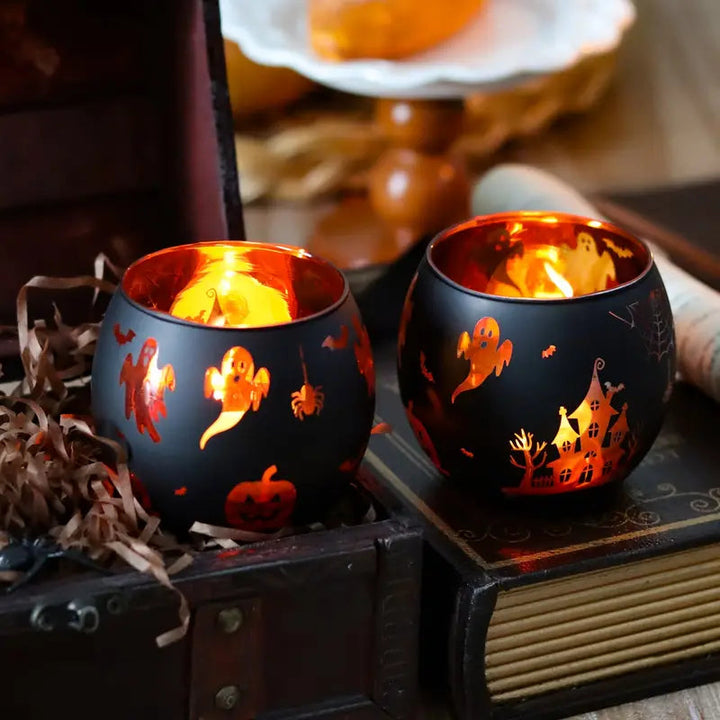 BowLift | Halloween Candle Holder Set | Decorative Table Decoration