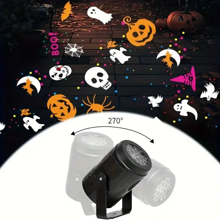 BowLift | Halloween Projector Lamp | USB Lamp for Spooky Decoration