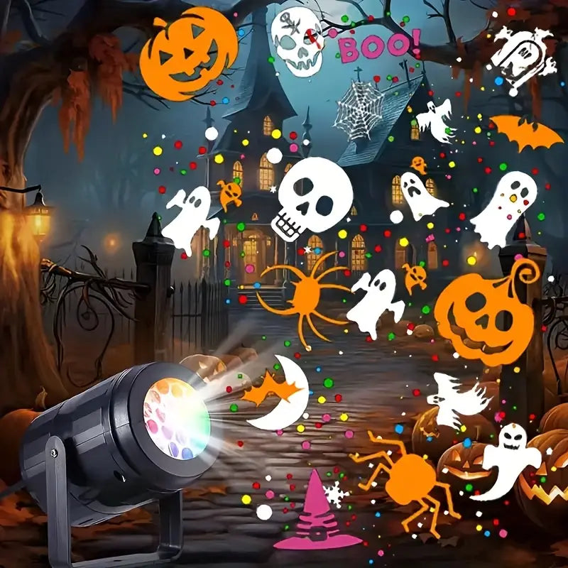 BowLift | Halloween Projector Lamp | USB Lamp for Spooky Decoration