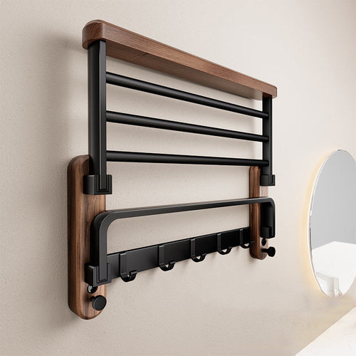 BowLift | Towel Holder Without Drilling | Modern Wall Mount for Bathroom