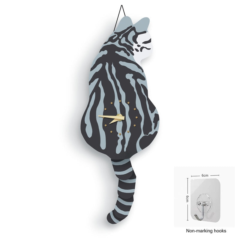 BowLift | Creative Cat Wall Clock