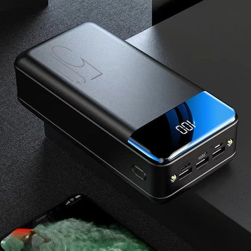 BowLift | 50,000mAh Ultra-High Capacity Power Bank – Super Fast Charging for Phones, Tablets & Laptops