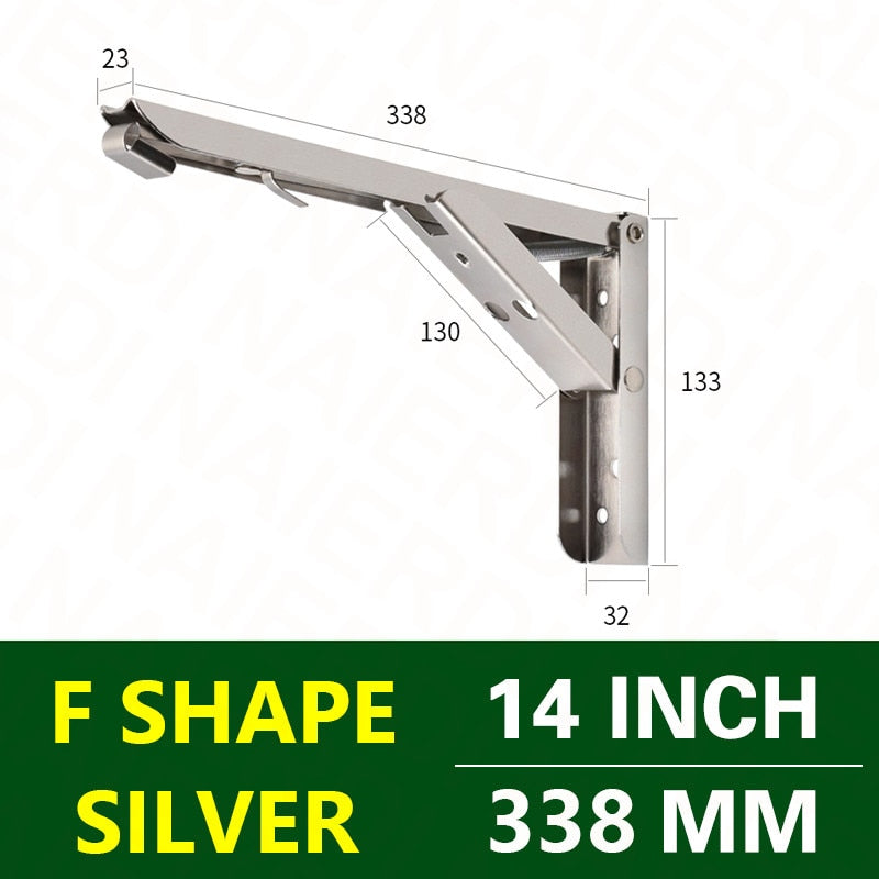 BowLift | Wall-Mounted Foldable Shelf Organizer Bracket