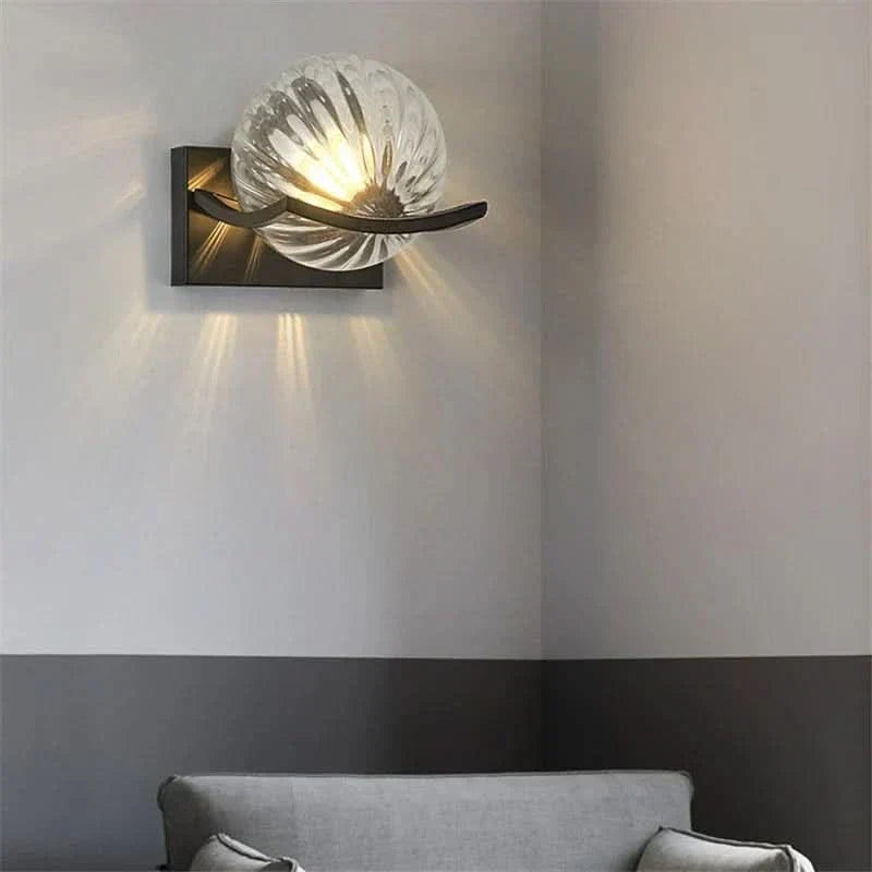 BowLift | Modern LED Wall Lamp with Glass Panel