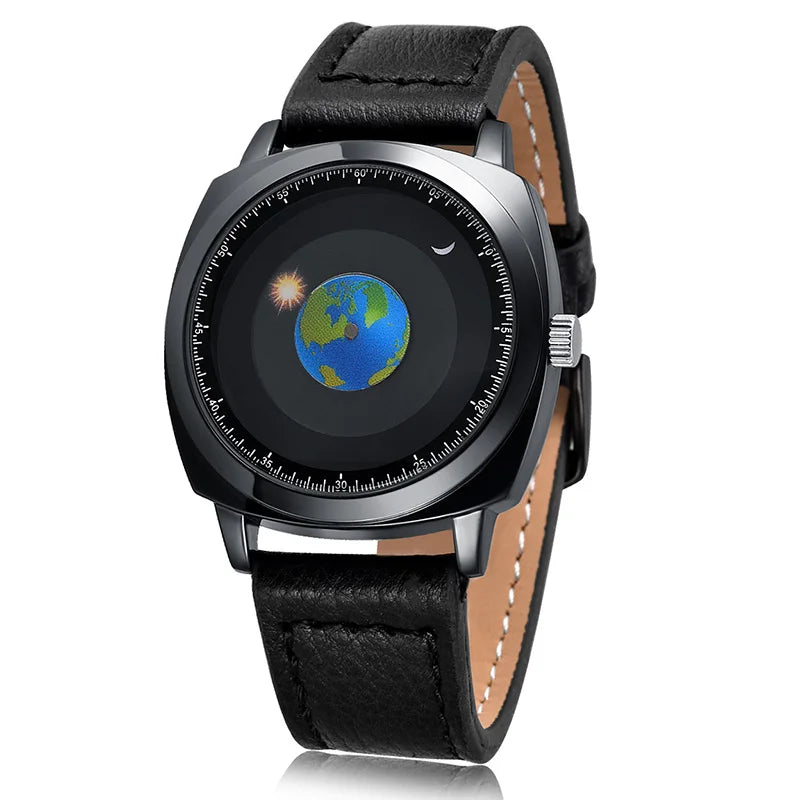 BowLift | Rotating Earth Galactic Quartz Watch