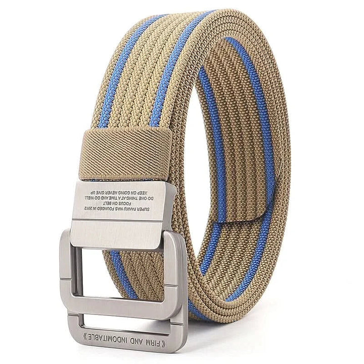 BowLift | Unisex Canvas Belt – Double Metal Ring Buckle, Adjustable