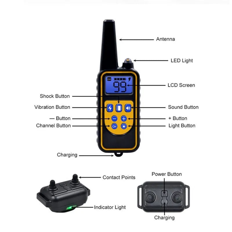 BowLift | Adjustable Electric Dog Training E-Collar – Safe, Effective Remote Control