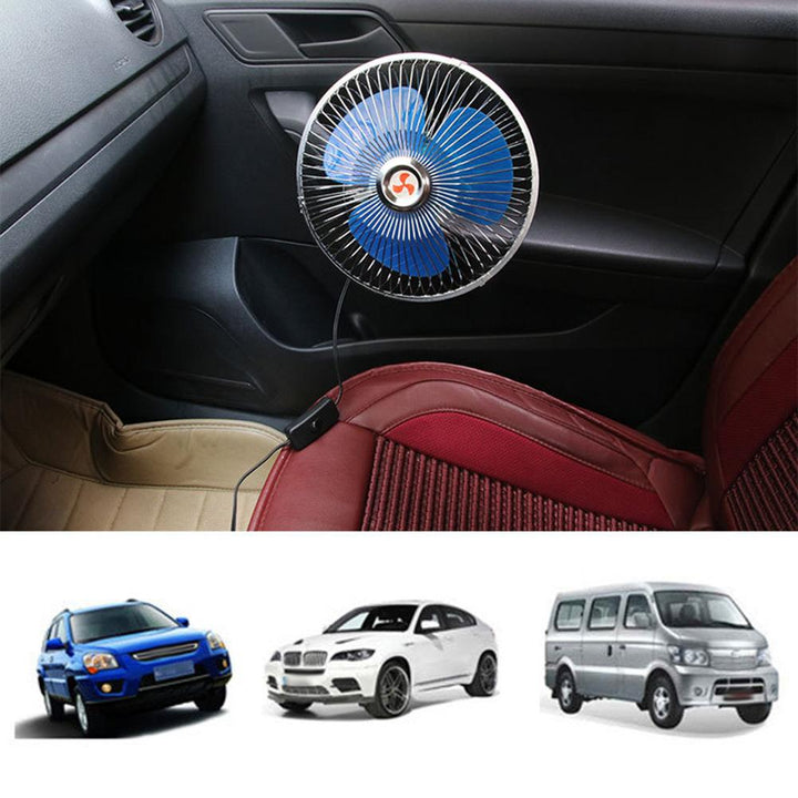 Mini Adjustable Cooling Car Clip Fan | Bowlift