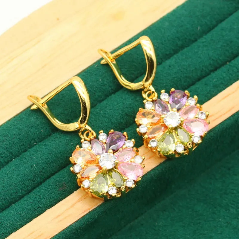 Luminous Dawn Set - Elegant Aurora Inspired Jewelry Bowlift
