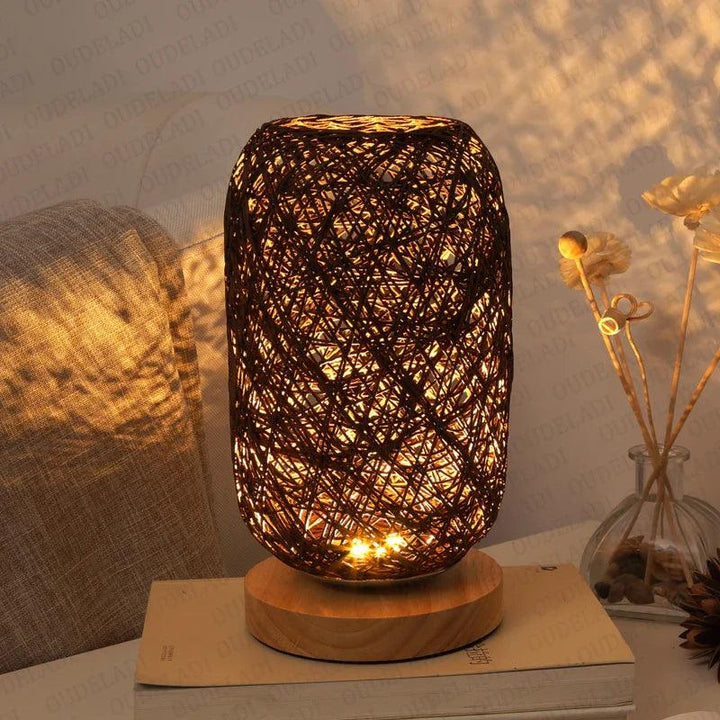 BowLift | WoodLuxe - Rattan-Inspired Table Light