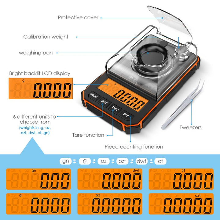 BowLift | Mini Digital Electronic Pocket Scale