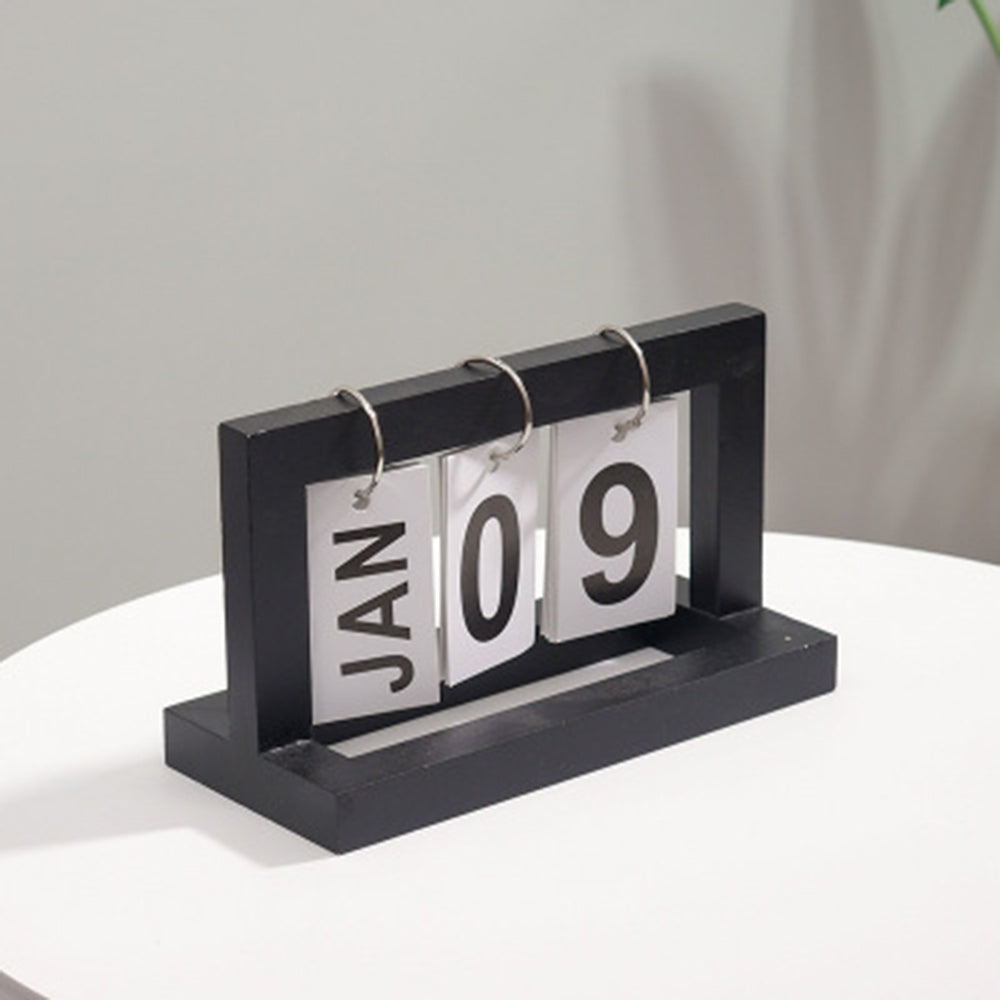 BowLift | Wooden Flip Desktop Daily Calendar