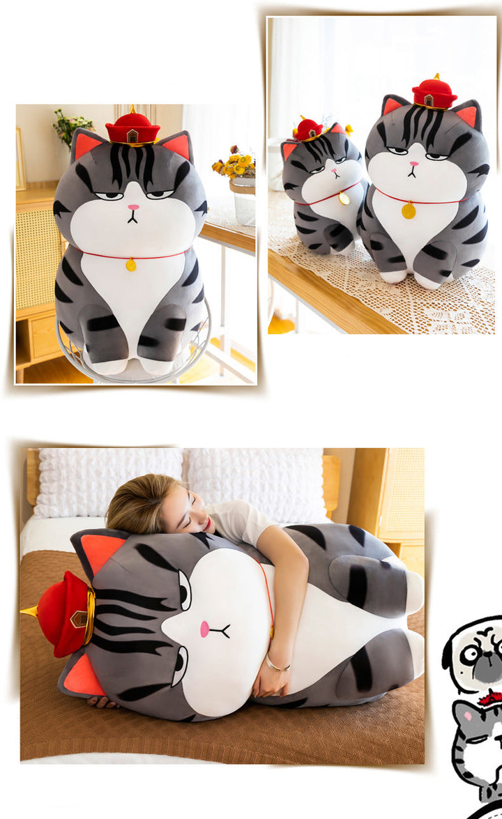 BowLift | Moody Cat Soft Cuddly Plush Pillow