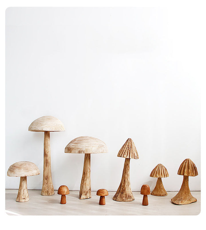 BowLift | Mushroom Solid Wood Sculpture Home Decor
