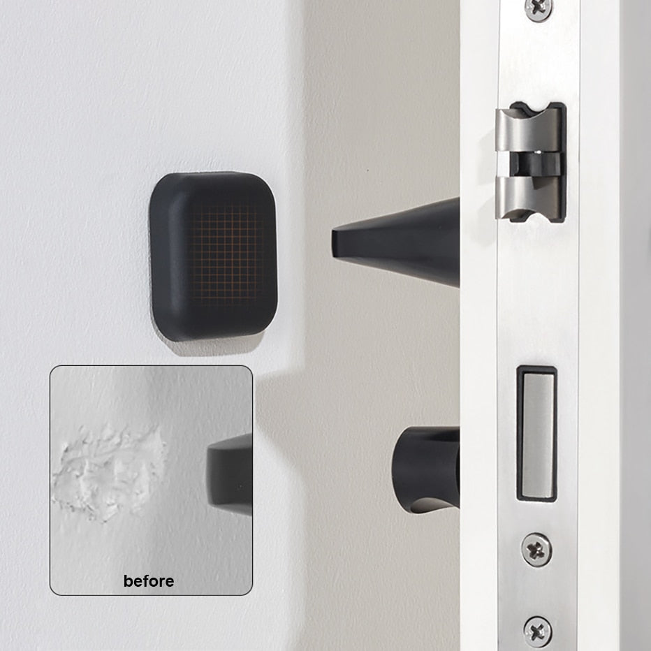 BowLift | Silicone Door Stopper Buffer with Self-Adhesive Sound-Dampening Anti-Shock Protection for DIY Wall Protection