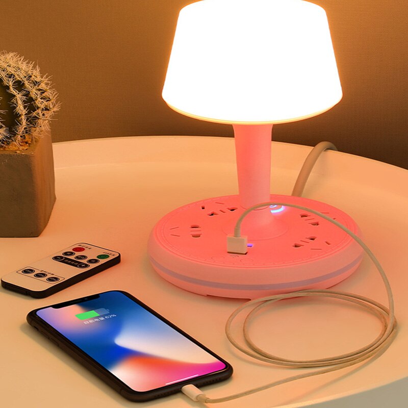 BowLift | Multi Power Strip Phone Holder Table Lamp