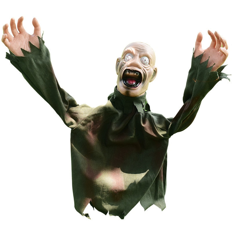 BowLift | Scary Screaming Zombie Garden Halloween Decoration
