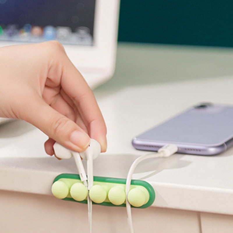BowLift | Multipurpose Pastel USB Cable Organizer