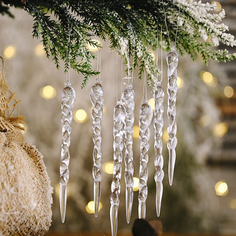 BowLift | 12Pcs Christmas Tree Decoration Artificial Icicles