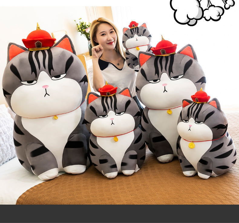 BowLift | Moody Cat Soft Cuddly Plush Pillow