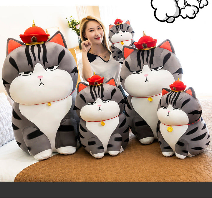 BowLift | Moody Cat Soft Cuddly Plush Pillow
