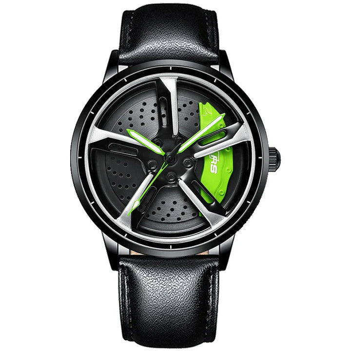 BowLift | Speedster Chrono Quartz Spinning Wheel Men Watch