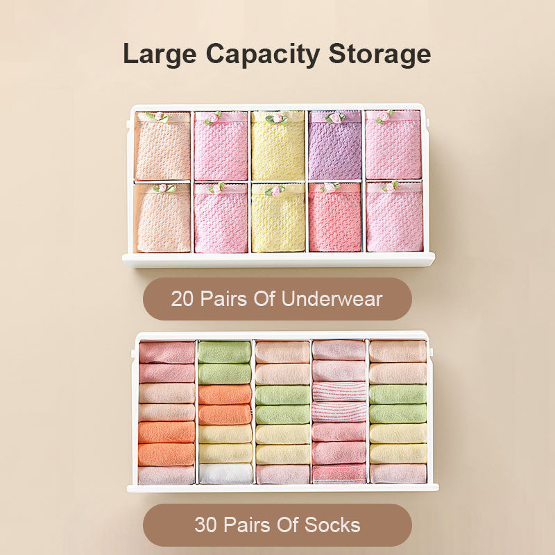 BowLift | Closet Wise Self-Adhesive Space Saving Organizer Box