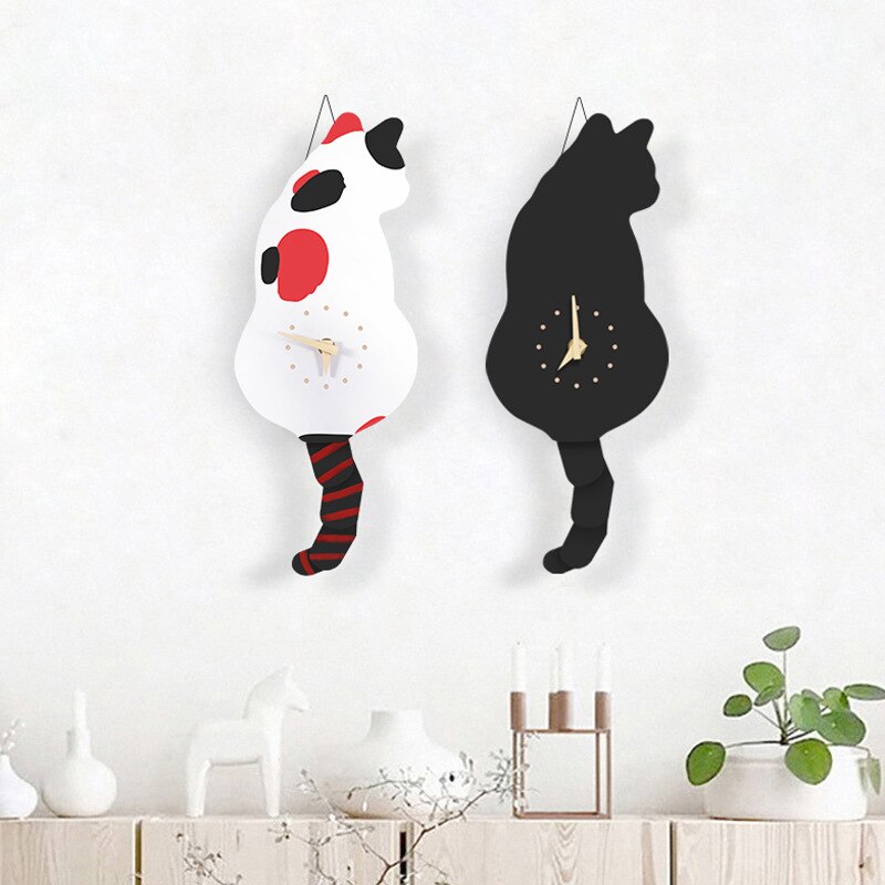 BowLift | Creative Cat Wall Clock