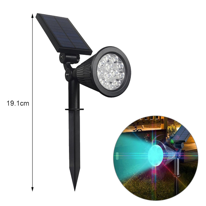 BowLift | Solar-Powered Colorful Adjustable Garden Spotlight