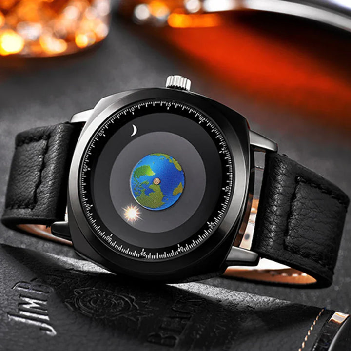 BowLift | Rotating Earth Galactic Quartz Watch