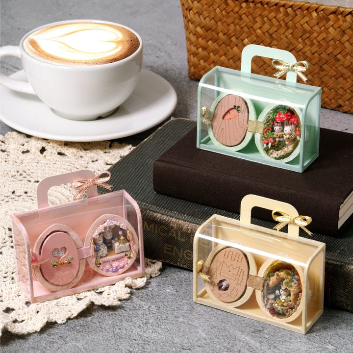BowLift | Handmade Wooden Miniature Walnut Dollhouse