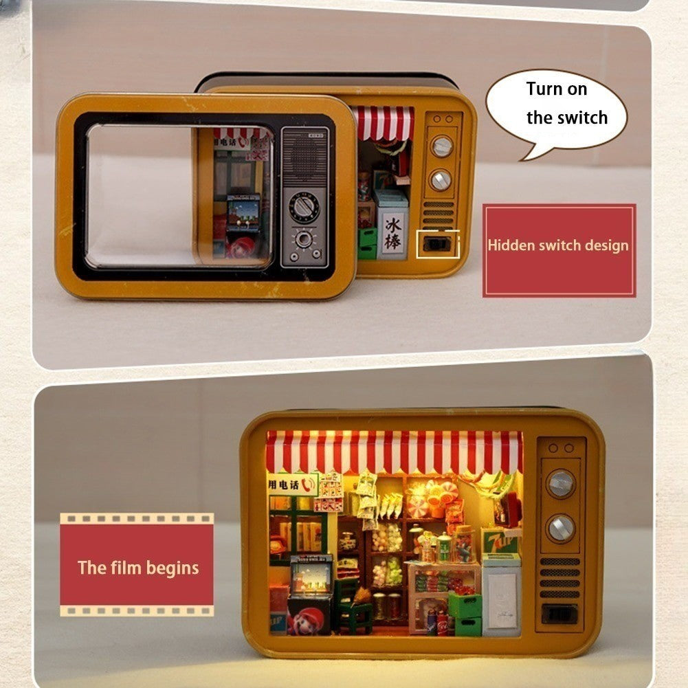 BowLift | Mini Mansion Wooden Furnished Doll House