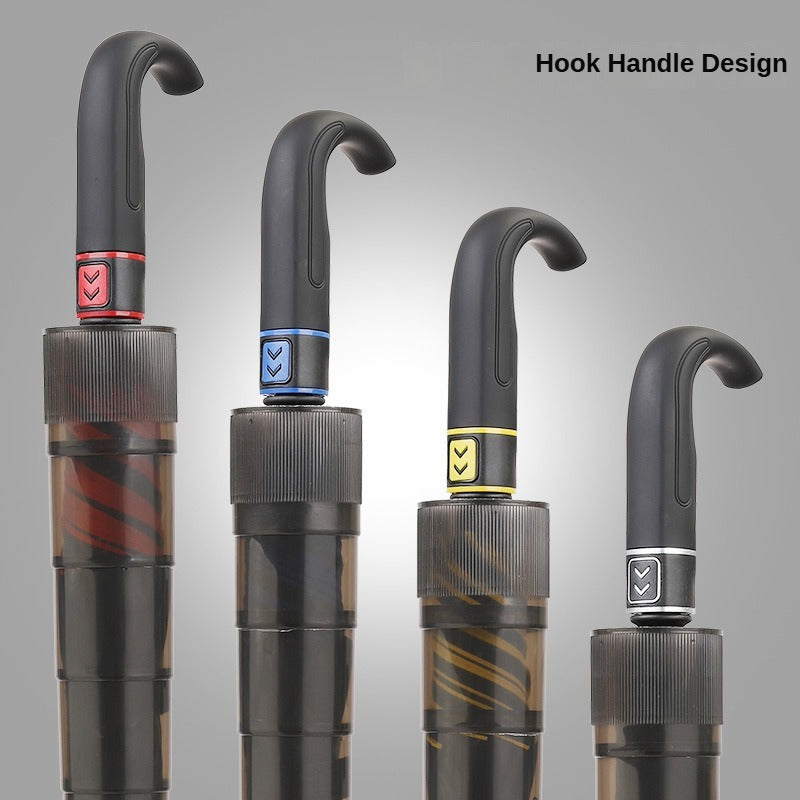BowLift | Heavy-Duty Curved Handle Rain Umbrella
