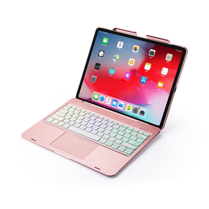 BowLift | Wireless Backlit Keyboard iPad Holder Case