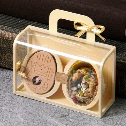 BowLift | Handmade Wooden Miniature Walnut Dollhouse