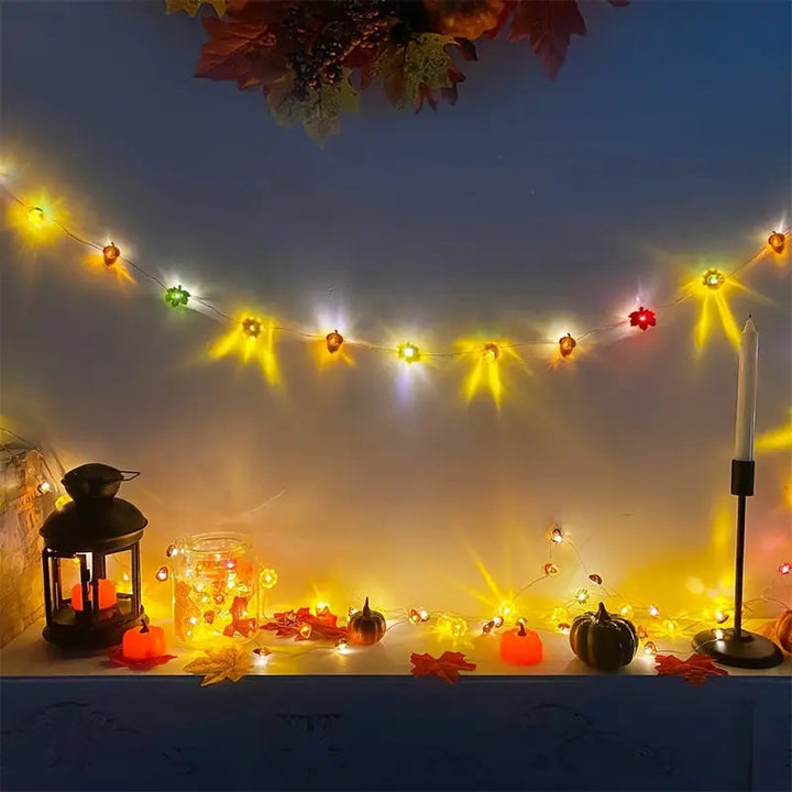 BowLift | Autumn LED Light String | Halloween Decoration