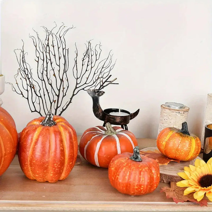 BowLift | Autumn Pumpkin Set | Artificial Decoration for Halloween