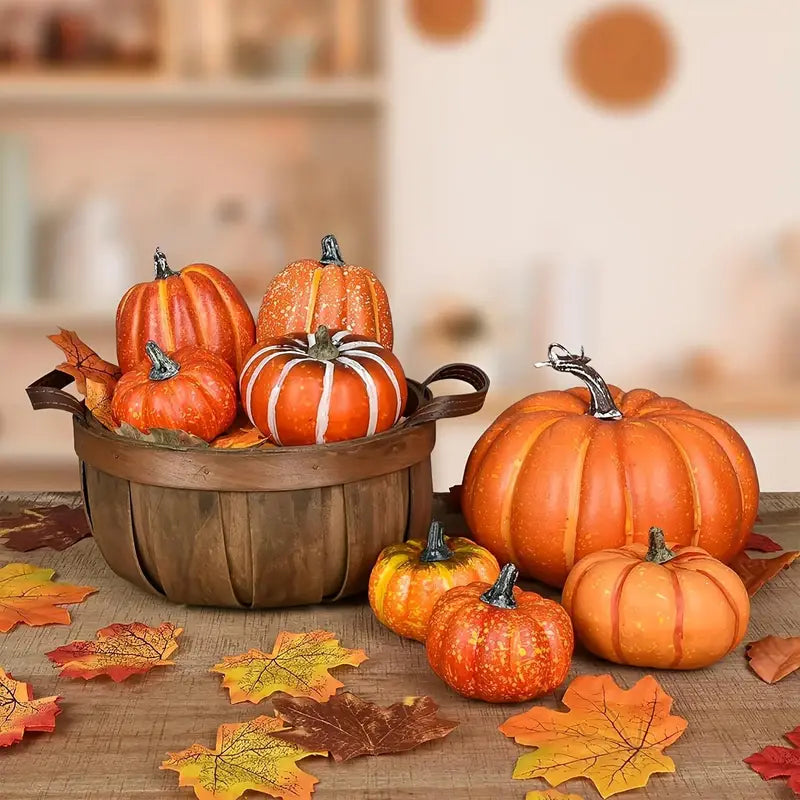 BowLift | Autumn Pumpkin Set | Artificial Decoration for Halloween