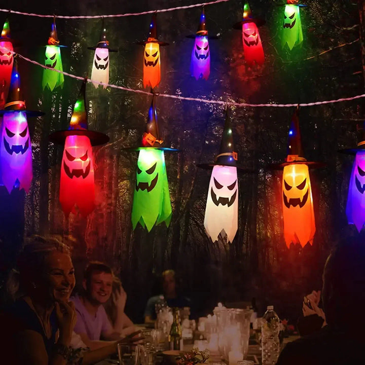 BowLift | Witch Hat String Lights | LED String Lights Outdoor for Halloween