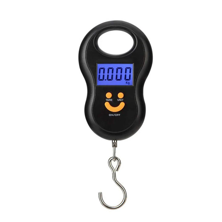 BowLift | Wiegonix Digital Hanging Scale 50kg | Precise & Compact | LCD Display with Backlight | Travel & Fishing Scale