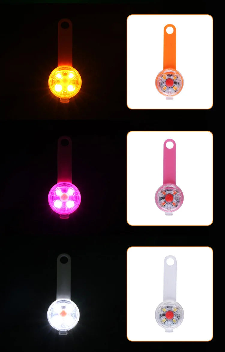 Rechargeable LED safety tag for pets Bowlift