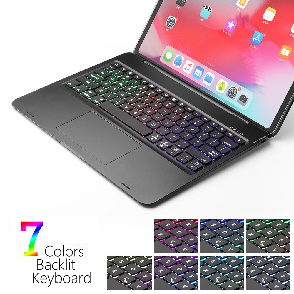 BowLift | Wireless Backlit Keyboard iPad Holder Case
