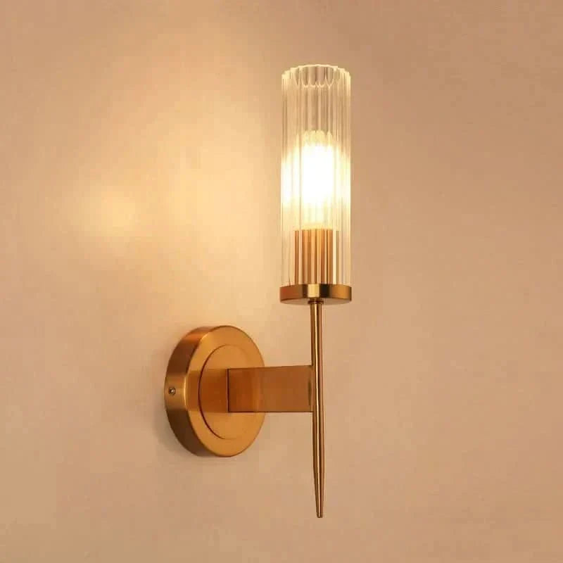 BowLift | Stainless Steel Wall Lamp with Glass Shade