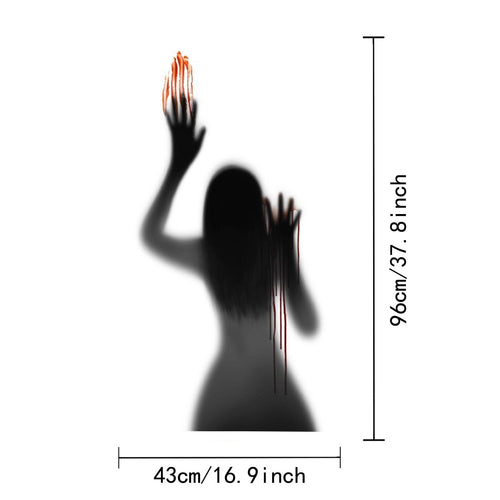 BowLift | Scary Ghost Halloween Window Sticker