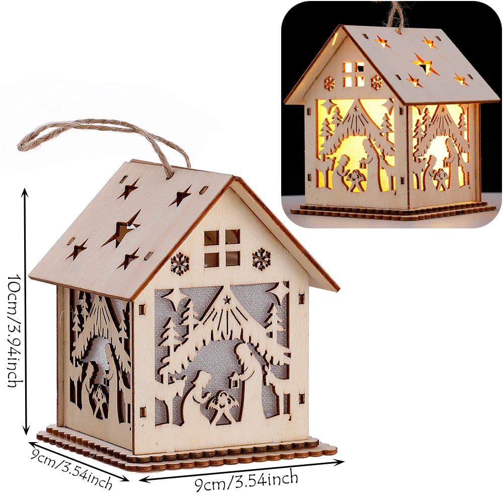 BowLift | DIY Wooden Hanging House Decor Glowing Lamp