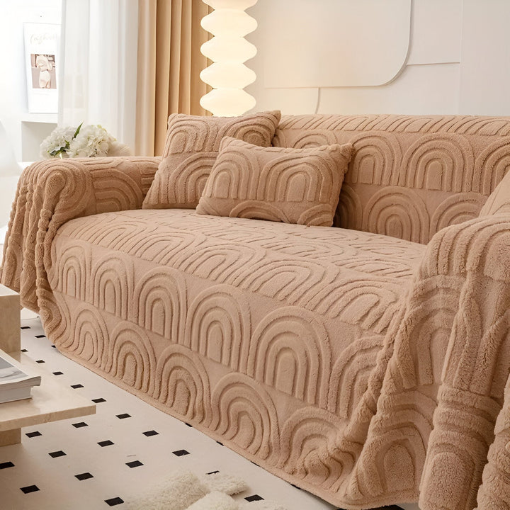 BowLift | ArchPlush Sofa Cover | Jacquard Sofa Slipcover for All Sofa Types