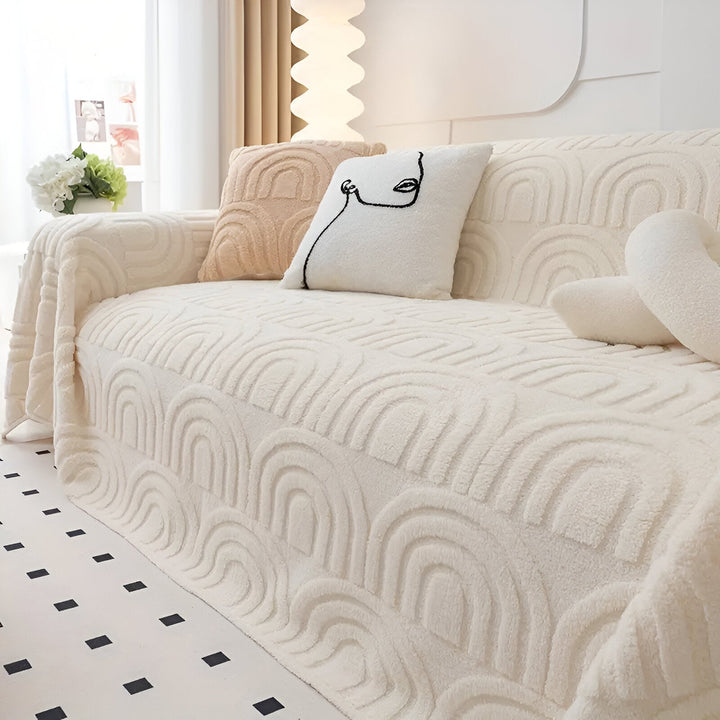 BowLift | ArchPlush Sofa Cover | Jacquard Sofa Slipcover for All Sofa Types