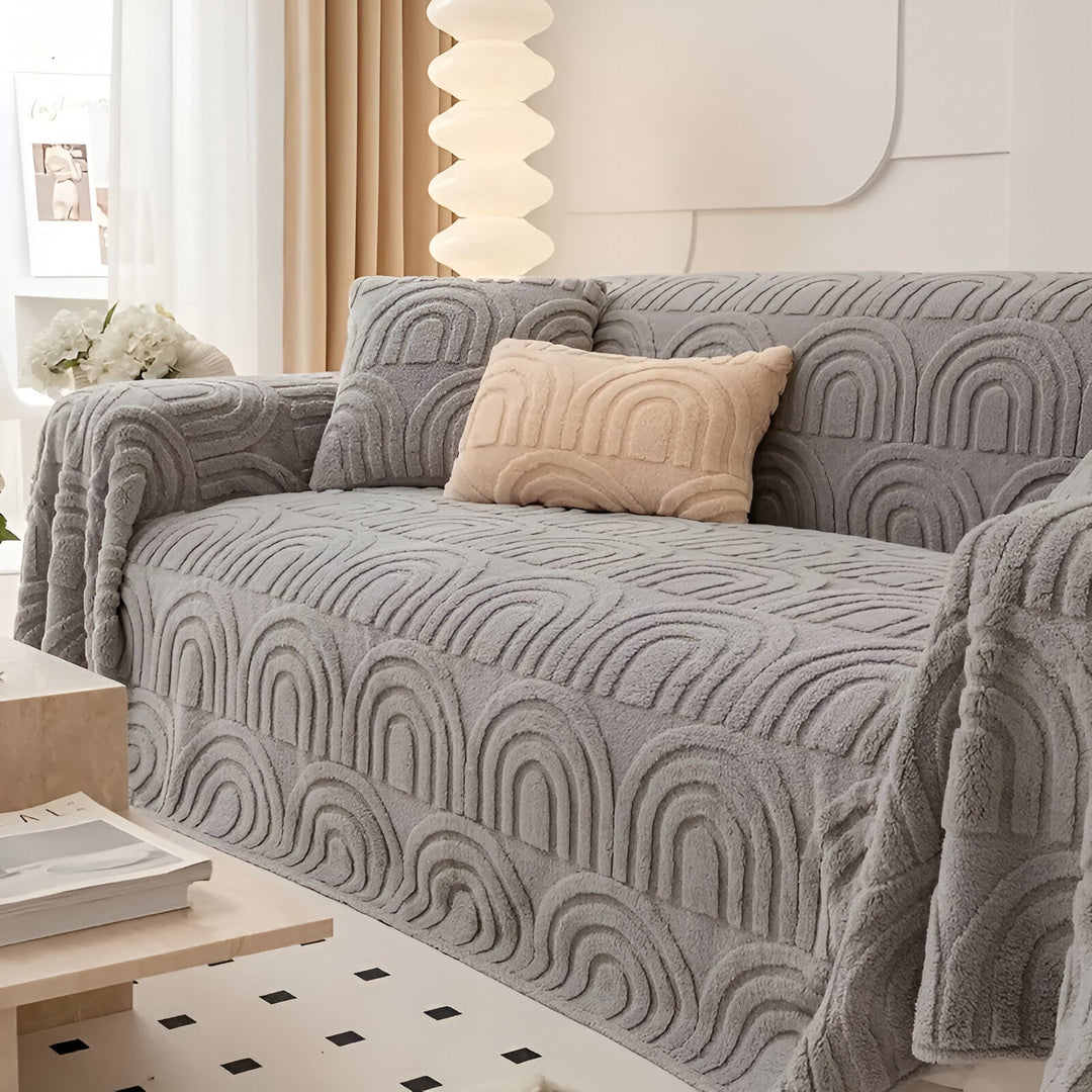 BowLift | ArchPlush Sofa Cover | Jacquard Sofa Slipcover for All Sofa Types