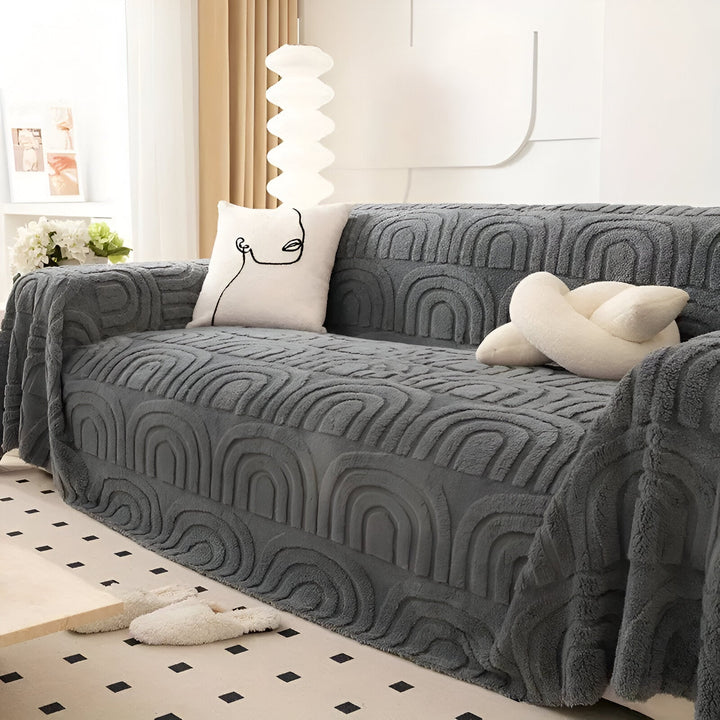 BowLift | ArchPlush Sofa Cover | Jacquard Sofa Slipcover for All Sofa Types