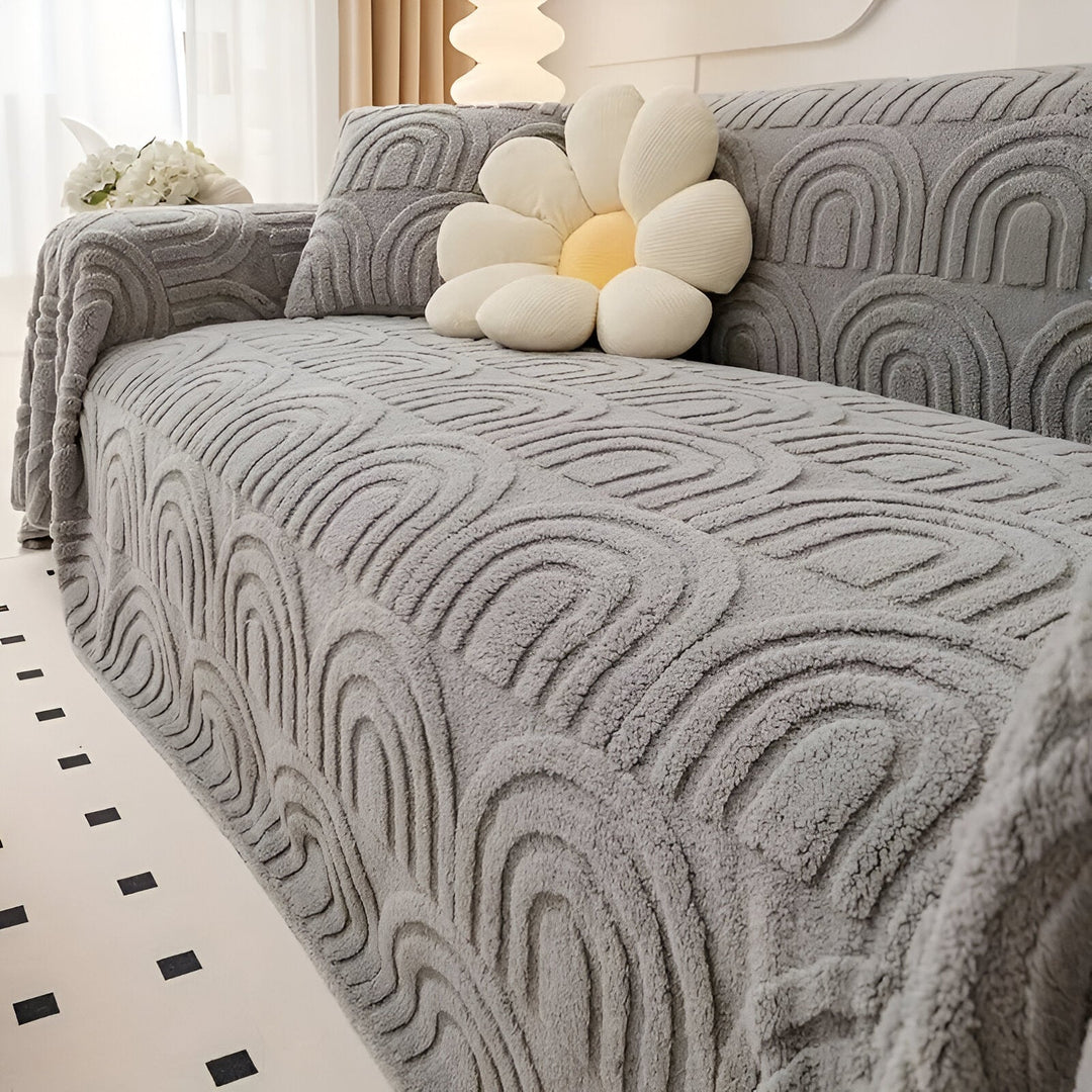 BowLift | ArchPlush Sofa Cover | Jacquard Sofa Slipcover for All Sofa Types